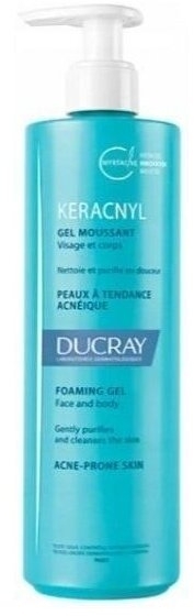 Ducray Keracnyl Żel Do Mycia Twarzy i Ciała 400 ml