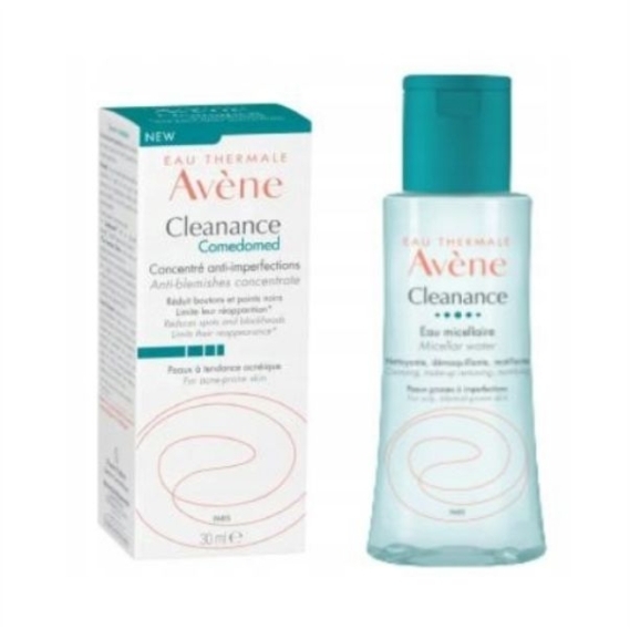 EAU THERMALE AVENE CLEANANCE Zestaw Comedomed Koncentrat + Woda micelarna