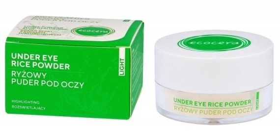 ECOCERA puder pod oczy ryżowy #Light 4 g