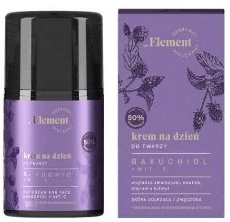 ELEMENT Bakuchiol krem na dzień do twarzy 50ml