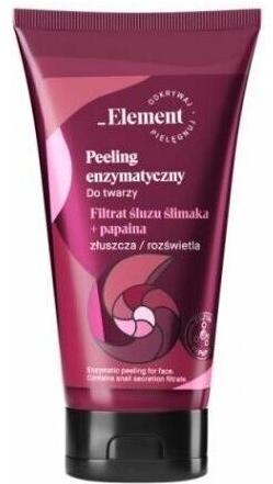 ELEMENT Peeling enzymatyczny do twarzy filtrat śluzu ślimaka i papaina 75ml