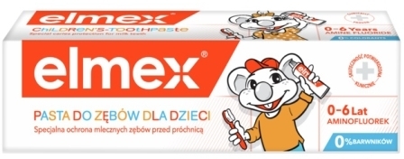 ELMEX Pasta do zębów dla dzieci 0-6 lat 50g