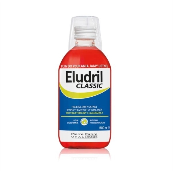 ELUDRIL CLASSIC Płyn do płukania jamy ustnej 500 ml