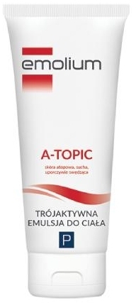 EMOLIUM A-TOPIC Trójaktywna Emulsja do ciała 200 ml