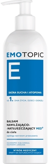 EMOTOPIC BALSAM NAWILŻAJĄCO-NATŁUSZCZAJĄCY do ciała 400 ml
