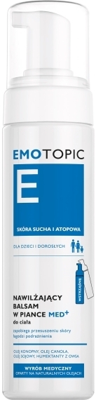 EMOTOPIC nawilżający Balsam w piance do ciała 200 ml