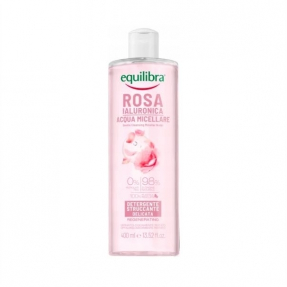EQUILIBRA Delikatnie Oczyszczająca Różana woda micelarna 400 ml