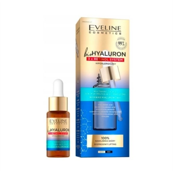 EVELINE BIOHYALURON 3XRETINOL SERUM 18 ml