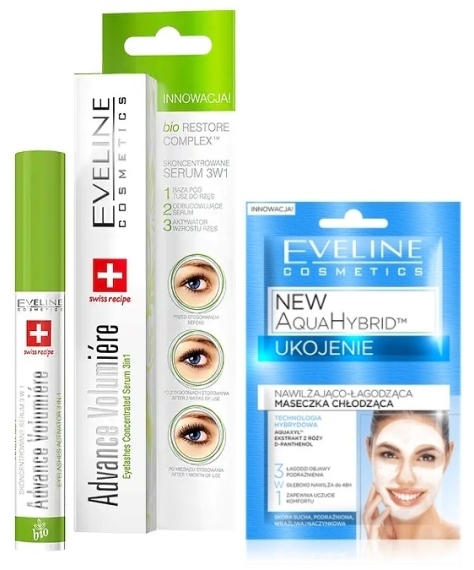 EVELINE COSMETICS ADVANCE VOLUMIERE Skoncentrowane serum do rzęs 3w1 10 ml