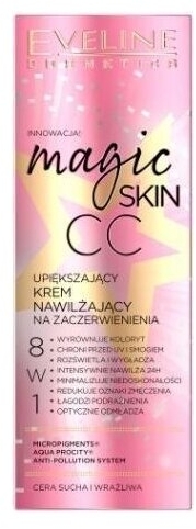 EVELINE COSMETICS Magic Skin CC Upiekszający krem nawilżający na zaczerwienienia 50 ml