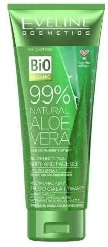 EVELINE COSMETICS NATURAL ALOE VERA Multifunkcyjny żel do twarzy i ciała 250 ml