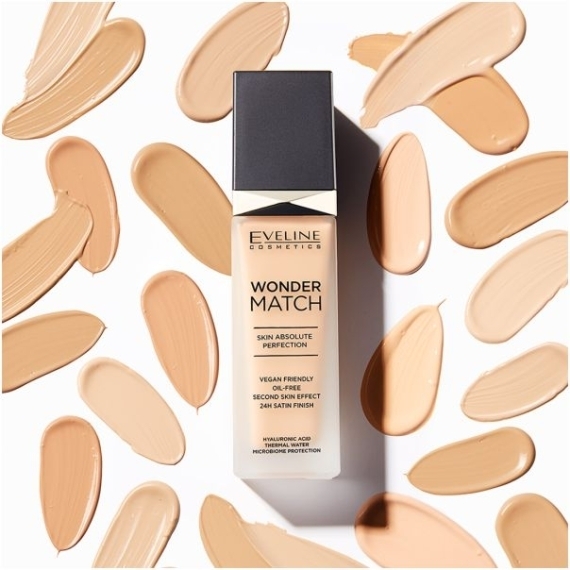 EVELINE COSMETICS WONDER MATCH Podkład do twarzy 10 Light Vanilla 30 ml