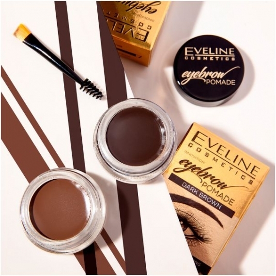EVELINE EYEBROW POMADE Soft Brown 1 sztuka