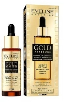 EVELINE Gold Peptides 3w1 Serum Lifting przywracajace kontur twarzy 30ml