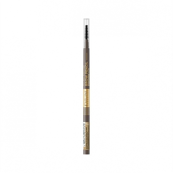 EVELINE MICRO PRECISE BROW PENCIL Ultraprecyzyjna Kredka do brwi 01 Taupe