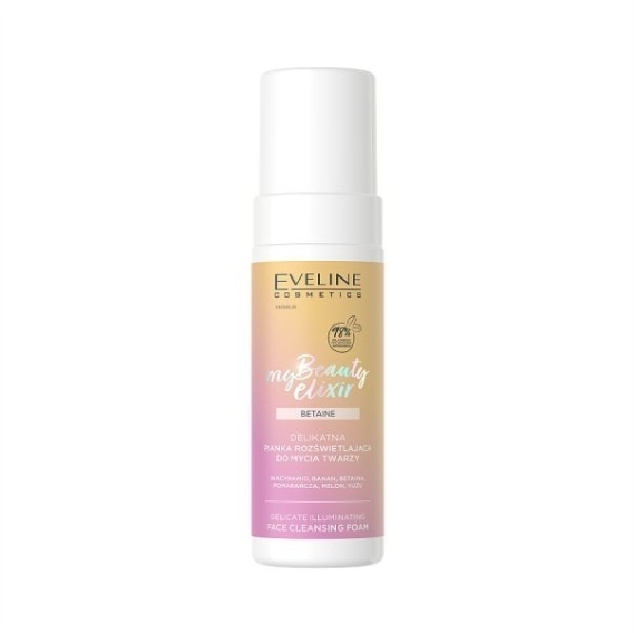 EVELINE MY BEAUTY ELIXIR delikatna pianka rozświetlająca do mycia twarzy 150 ml