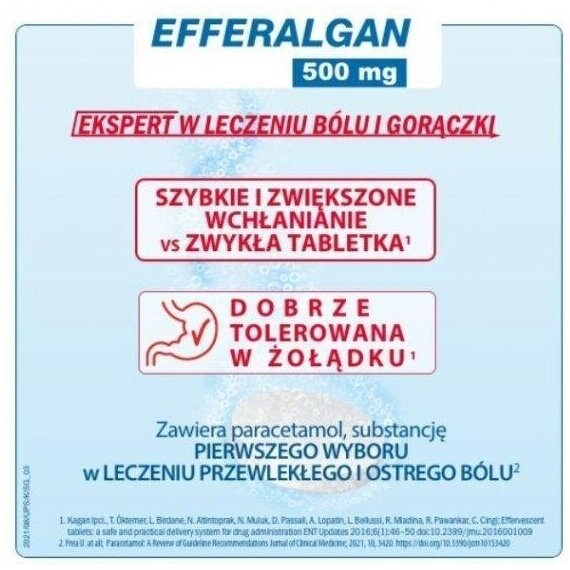 Efferalgan 16 tabletek musujących