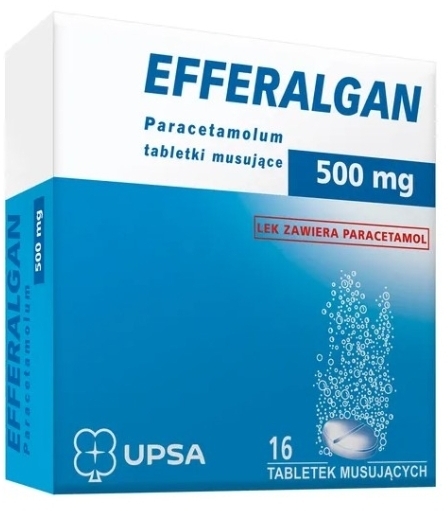 Efferalgan 500 mg 16 tabletek musujących