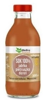 Ekamedica Jabłko, pietruszka, dereń sok 300 ml
