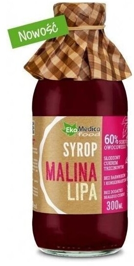 Ekamedica Syrop malina lipa 300 ml