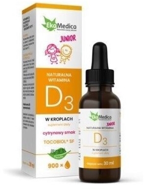 Ekamedica Witamina Junior D3 krople 30 ml