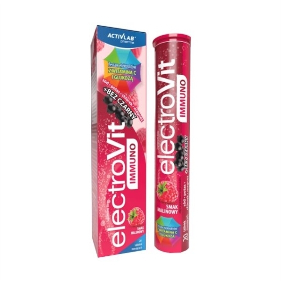 ElectroVit IMMUNO smak malinowy 20 tabletek