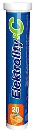 Elektrolity + C 20 tabletek musujących