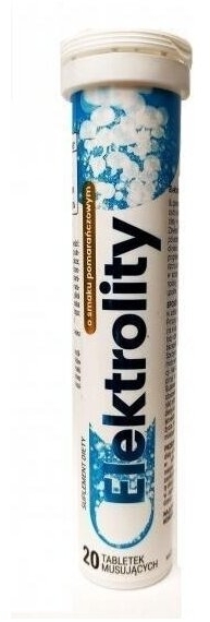 Elektrolity VITTER BLUE 20 tabletek musujących