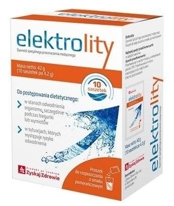 Elektrolity proszek doustny Zyskaj Zdrowie 10 saszetek