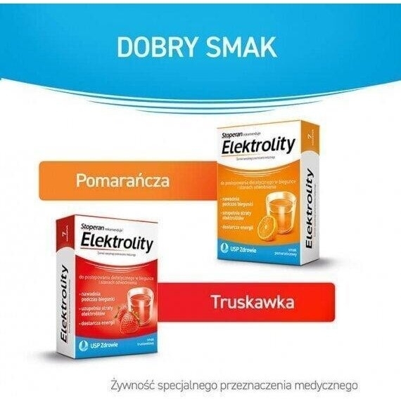 Elektrolity smak pomarańczowy 7 saszetek