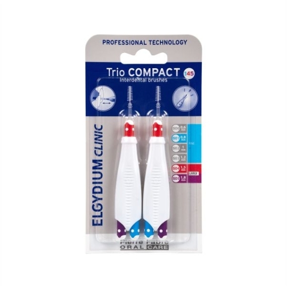 Elgydium clinic trio compact 145 szczoteczka międzyzębowa 2 sztuki