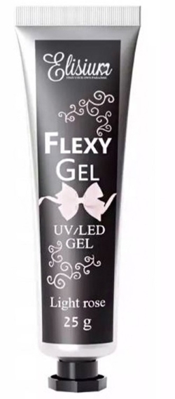 Elisium Flexy Gel Light Rose żel budujący do paznokci 25 g