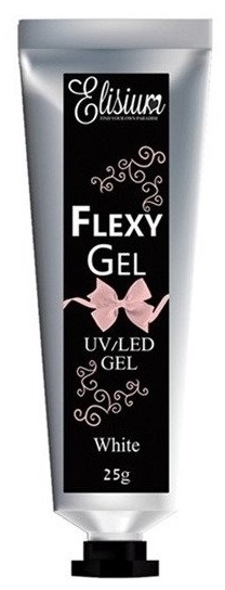 Elisium Flexy Gel White Zel budujący do paznokci 25 g