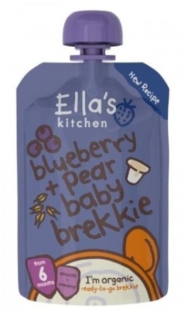 Ella's Kitchen Bio Śniadanie jagoda i gruszka 100 g