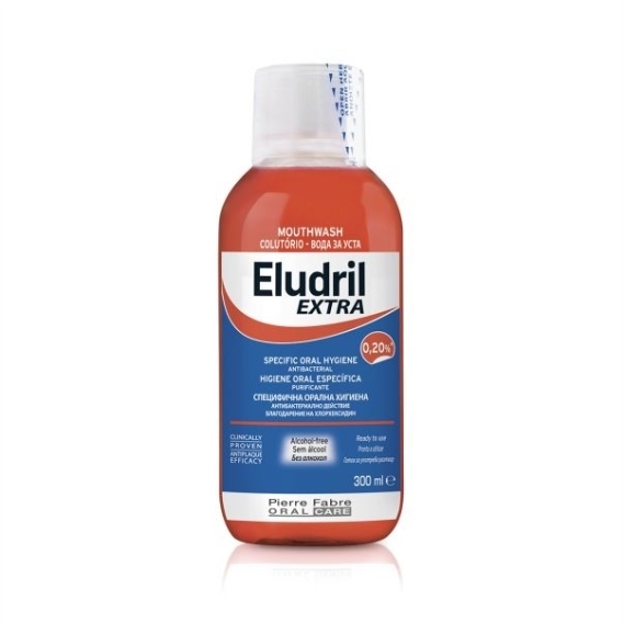 Eludril extra 0,20% Płyn do płukania 300 ml