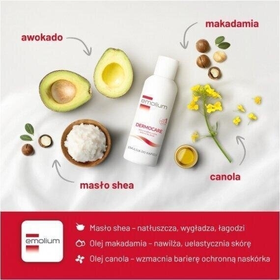 Emolium DERMOCARE Emulsja do kąpieli 400 ml