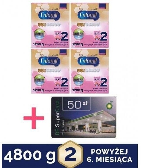 Enfamil 2 Premium mleko 4 x 1200 g