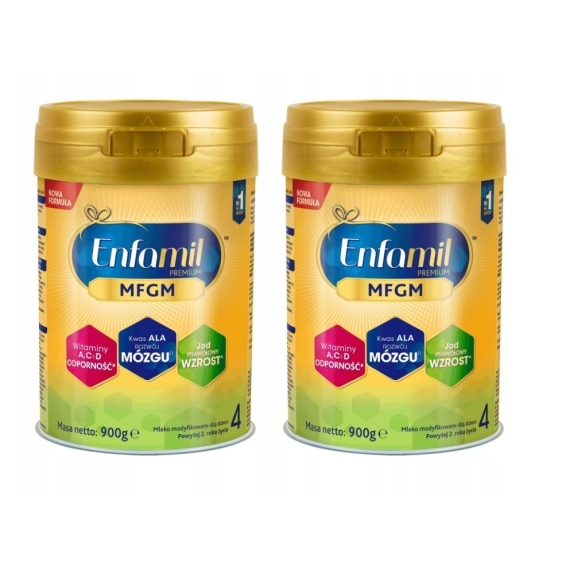 Enfamil Premium MFGM 4 Mleko modyfikowane 900 g Wielopak x2