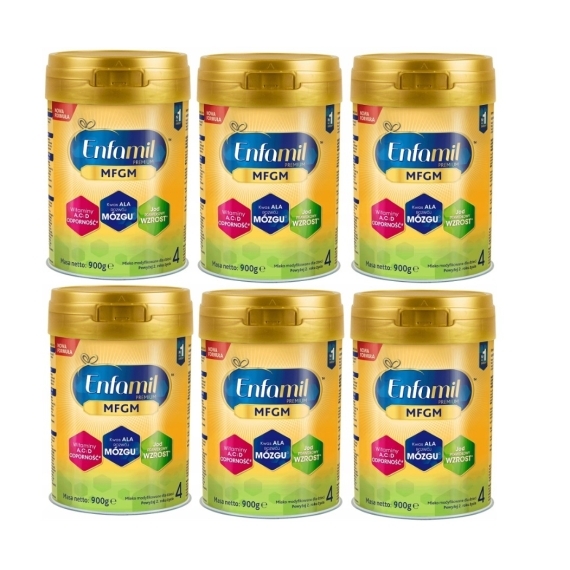 Enfamil Premium MFGM 4 Mleko modyfikowane 900 g Wielopak x6