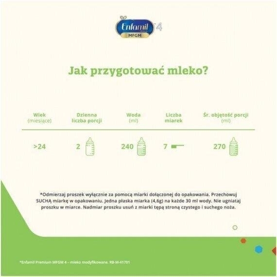 Enfamil Premium MFGM 4 Mleko modyfikowane dla dzieci 1200 g