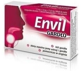 Envil Gardło 20 tabletek do ssania