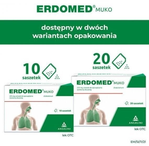 Erdomed Muko proszek 10 saszestek