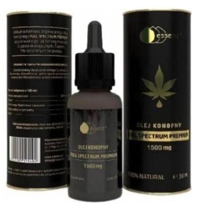 Essenz Olej Konopny Premium 1500 mg 30 ml