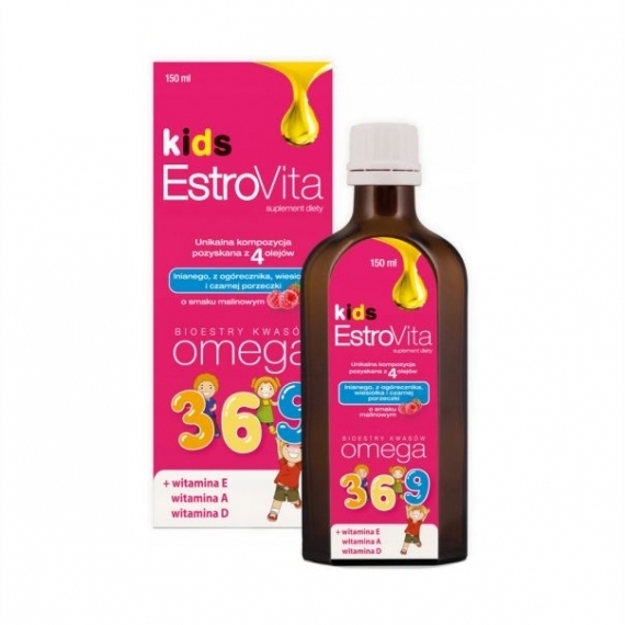 EstroVita Kids malina płyn 150 ml