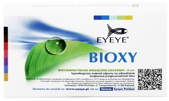 Eyeye bioxy bio -6,50 soczewki miesięczne 6 sztuk