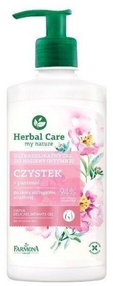 FARMONA HERBAL CARE Żel do higieny intymnej Czystek 330 ml
