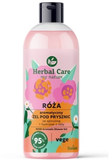 FARMONA Herbal Care aromatyczny żel pod prysznic róża 500ml