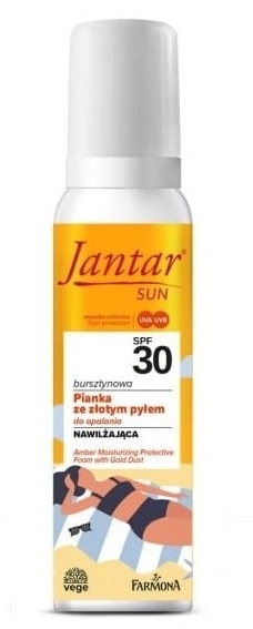 FARMONA JANTAR SUN Bursztynowa Pianka ze złotym pyłem 150 ml