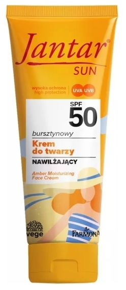 FARMONA JANTAR SUN Bursztynowy Krem do twarzy nawilżający SPF 50 50 ml