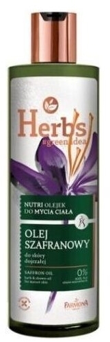 FARMONA herbs olejek do mycia ciała olej szafranowy 400ml